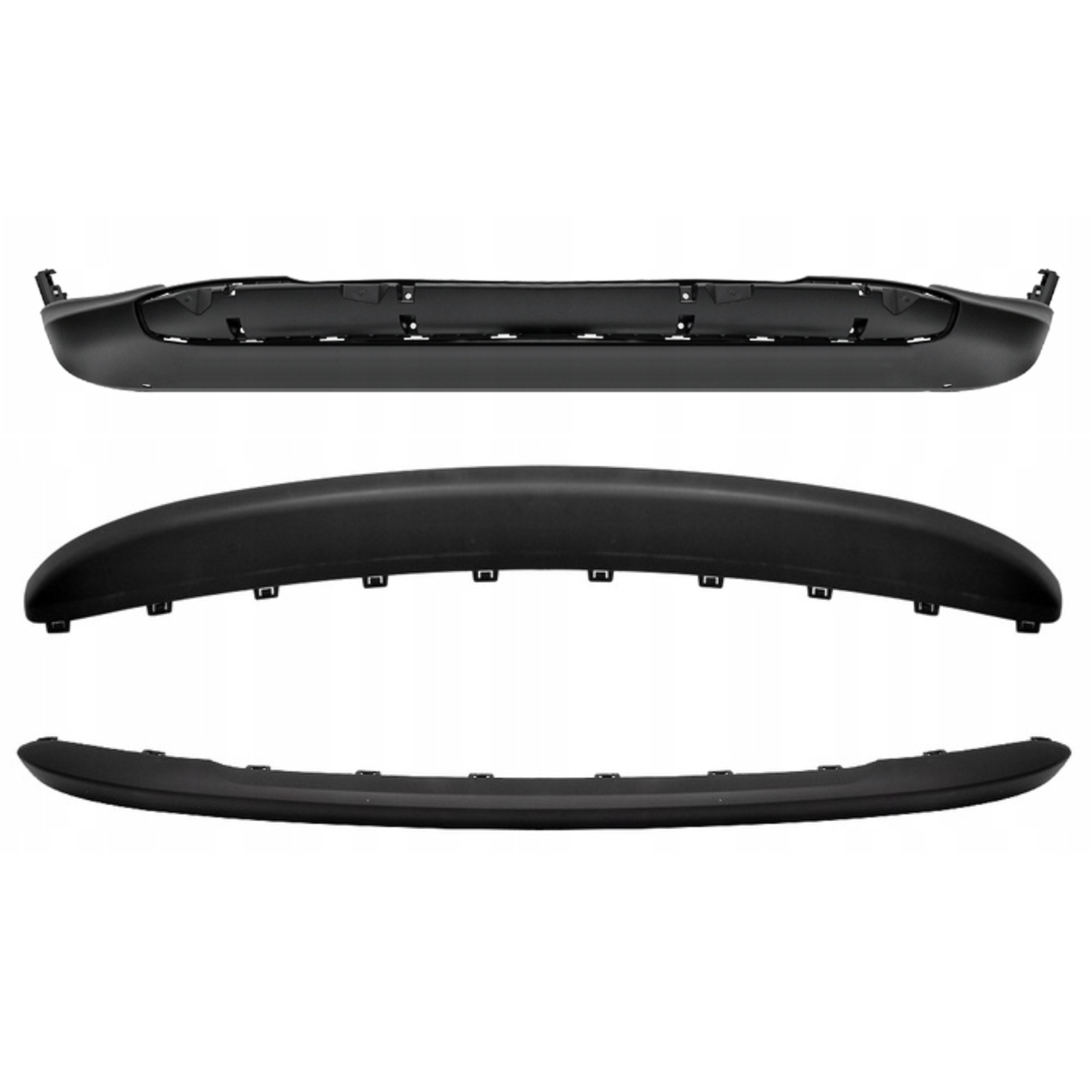 ZDERZAK SPOILER DOLNY + NAKŁADKA ZDERZAKA CZARNA JEEP CHEROKEE KL 2019 2020 2021 2022 2023 2024 2025