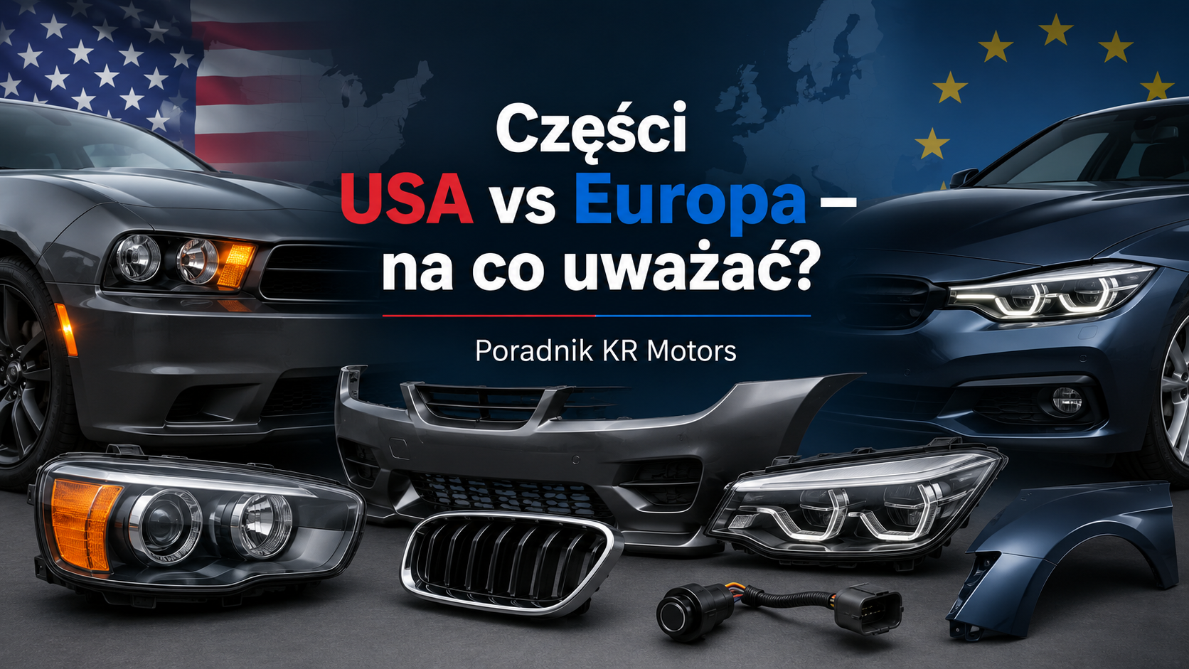 Części USA vs Europa — na co uważać przy zakupie części do auta z USA?